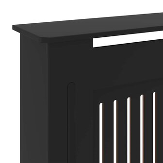 Radiatorombouw 205 cm MDF zwart 7