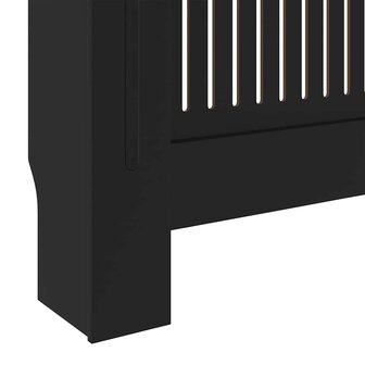 Radiatorombouw 205 cm MDF zwart 8