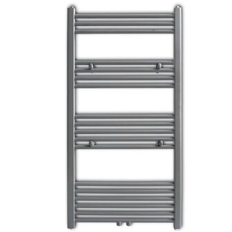 Radiator / handdoekenrek recht 600x1160 mm grijs 2