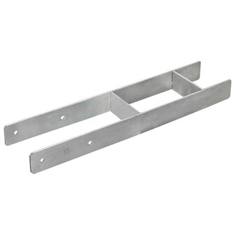 Grondankers 6 st 12x6x60 cm gegalvaniseerd staal zilverkleurig 2