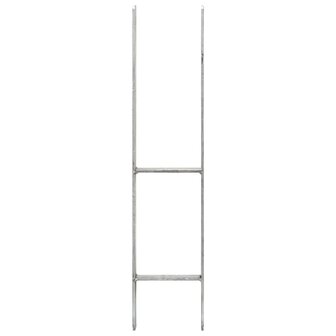 Grondankers 6 st 12x6x60 cm gegalvaniseerd staal zilverkleurig 3