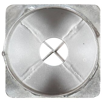 Grondpinnen 2 st 12x91 cm gegalvaniseerd staal zilverkleurig 5