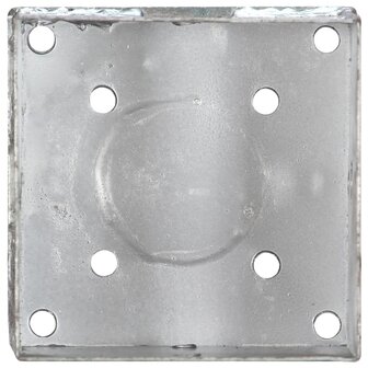 Grondpinnen 2 st 14x14x58 cm gegalvaniseerd staal zilverkleurig 5
