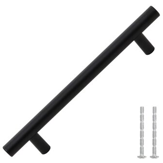 Handvatten 10 st 160 mm roestvrij staal zwart 3