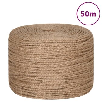 Touw 50 m lang 6 mm dik jute 2