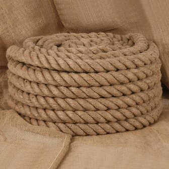 Touw 5 m lang 36 mm dik jute 1