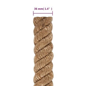 Touw 5 m lang 36 mm dik jute 6