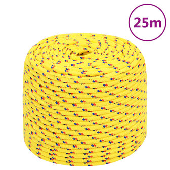 Boottouw 10 mm 25 m polypropyleen geel 1
