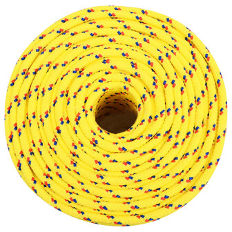 Boottouw 10 mm 25 m polypropyleen geel 3