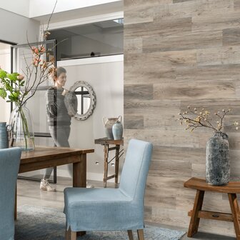 WallArt Planken hout-look schuurhout eiken whitewash 6