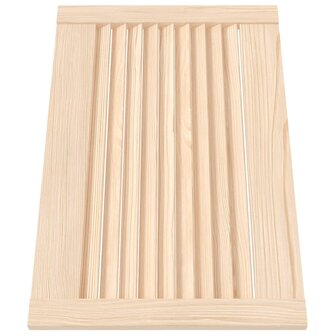 Kastdeuren met lamellen 2 st 39,5x59,4 cm massief grenenhout 3