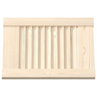 Kastdeur met lamellen 39,5x29,5 cm massief grenenhout 5