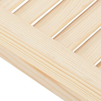 Kastdeuren met lamellen 4 st 39,5x29,5 cm massief grenenhout 9