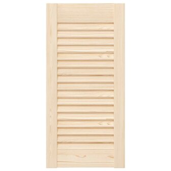 Kastdeur met lamellen 61,5x29,5 cm massief grenenhout 4
