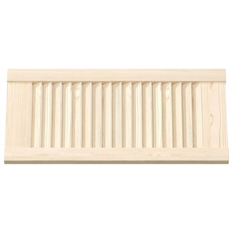Kastdeur met lamellen 61,5x29,5 cm massief grenenhout 5