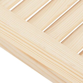 Kastdeuren met lamellen 2 st 61,5x29,5 cm massief grenenhout 9
