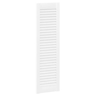 Kastdeuren louvredesign 2 st 99x29,5 cm wit 2