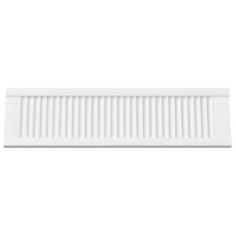 Kastdeuren louvredesign 4 st 99x29,5 cm wit 5
