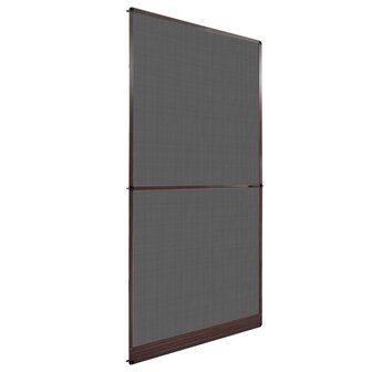 Hordeur met scharnieren bruin 120 x 240 cm 1