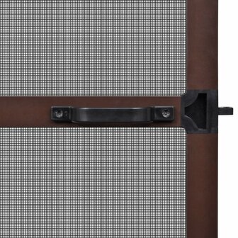 Hordeur met scharnieren bruin 120 x 240 cm 4