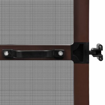 Hordeur met scharnieren bruin 120 x 240 cm 5