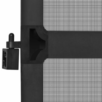 Hordeur met scharnieren 120x240 cm antraciet 7