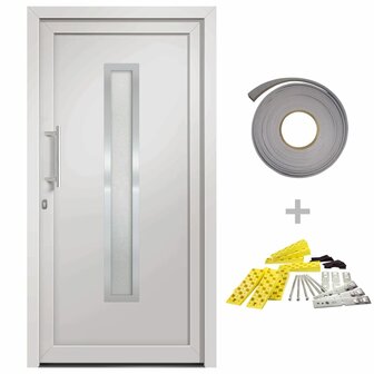 Voordeur 98x208 cm wit 2