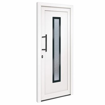 Voordeur 108x200 cm PVC wit 2