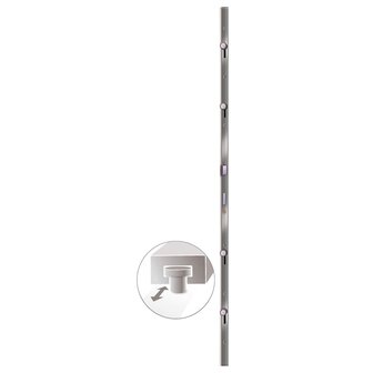 Voordeur 108x200 cm PVC wit 7