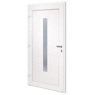 Voordeur 98x200 cm PVC antracietkleurig 4