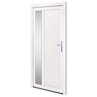 Voordeur 98x200 cm PVC wit 2