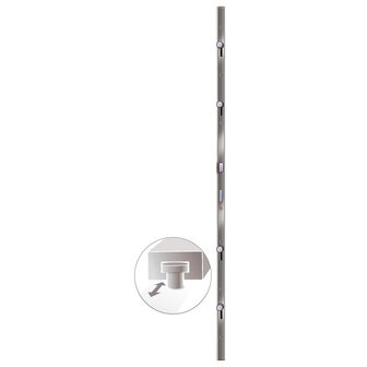 Voordeur 108x208 cm PVC wit 8