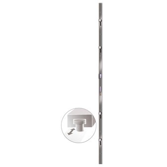 Voordeur 98x208 cm PVC antracietkleurig 6