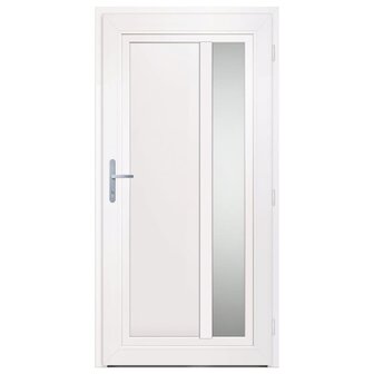 Voordeur 98x200 cm PVC antracietkleurig 5