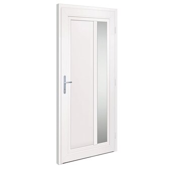 Voordeur 98x208 cm PVC antracietkleurig 4