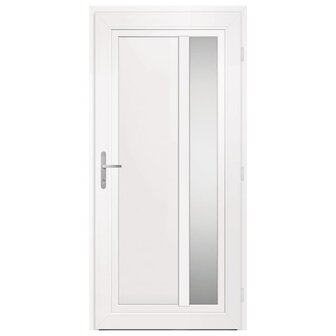 Voordeur 98x208 cm PVC antracietkleurig 5