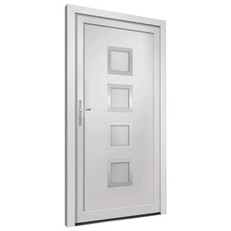 Voordeur 98x190 cm PVC wit 3