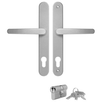 Voordeur 98x190 cm PVC wit 8