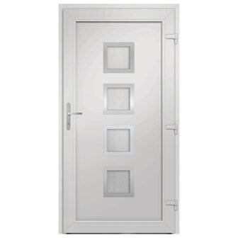 Voordeur 108x208 cm PVC wit 5