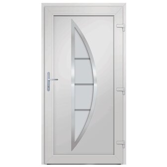 Voordeur 98x190 cm PVC wit 5