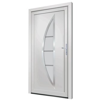 Voordeur 98x200 cm PVC wit 4