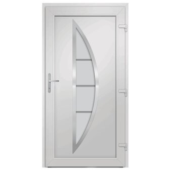 Voordeur 98x200 cm PVC wit 5