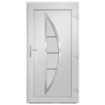 Voordeur 98x190 cm PVC antracietkleurig 5