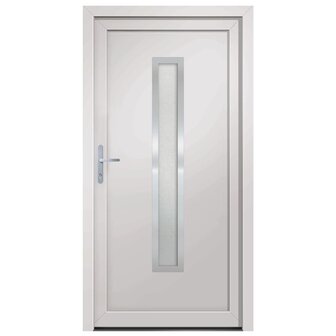 Voordeur 108x200 cm PVC wit 3