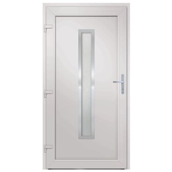 Voordeur 108x200 cm PVC wit 4