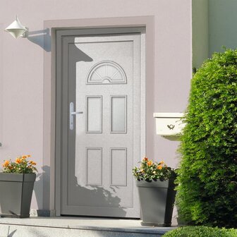 Voordeur 88x190 cm PVC wit 1