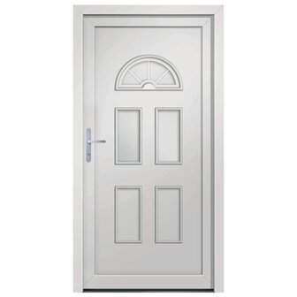 Voordeur 88x190 cm PVC wit 3