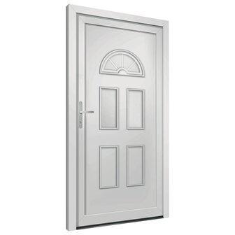 Voordeur 88x190 cm PVC wit 4