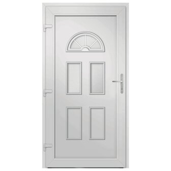 Voordeur 88x190 cm PVC wit 5