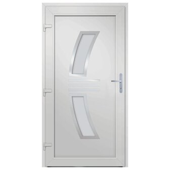 Voordeur 108x208 cm PVC wit 5